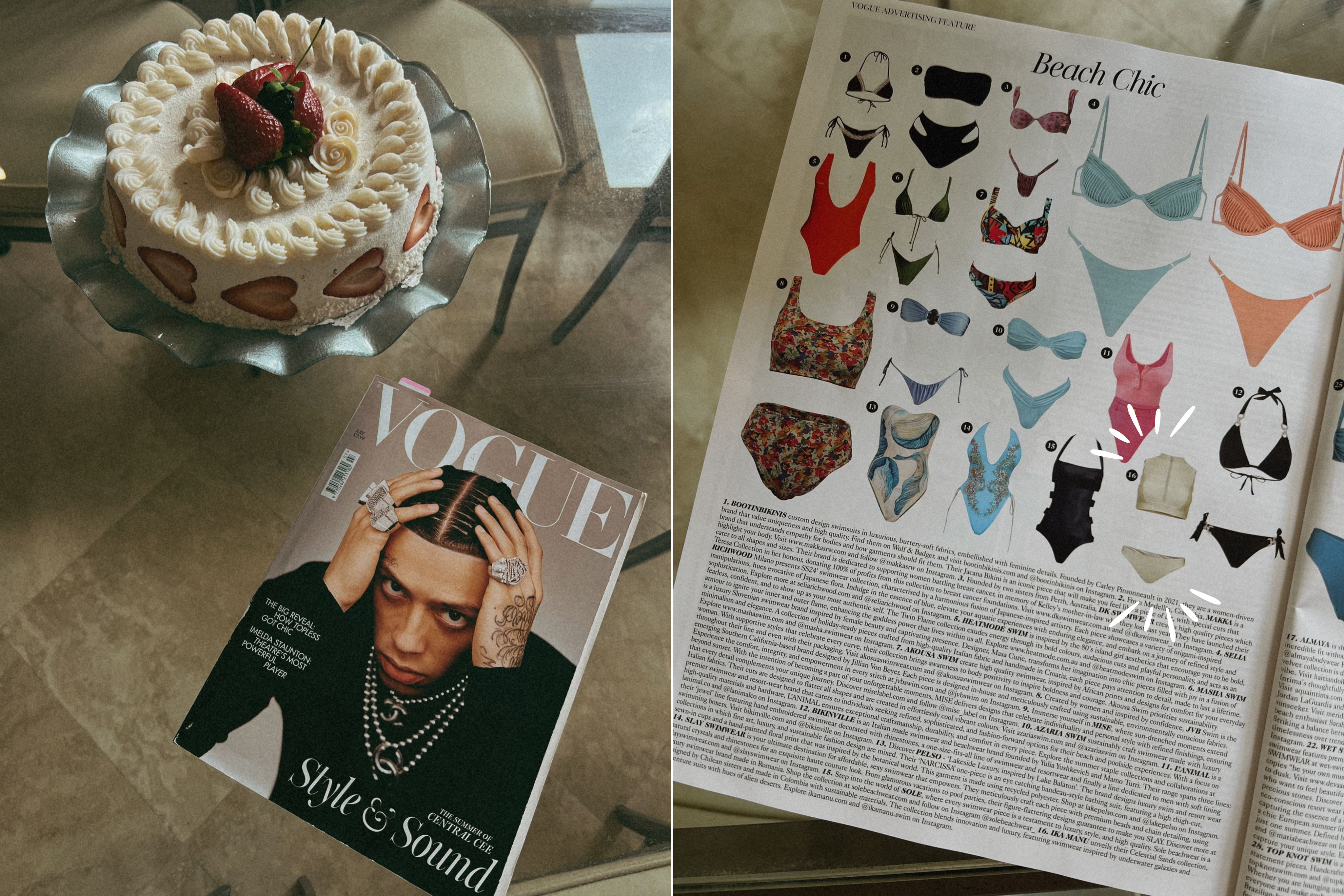 Featured in British Vogue